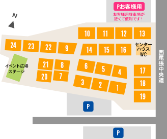 「CBCハウジング蟹江インター住まいの公園」マップ