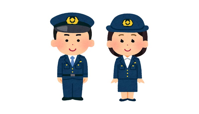 交通機動隊なりきり体験