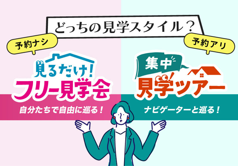 2つの見学スタイル | CBCハウジング