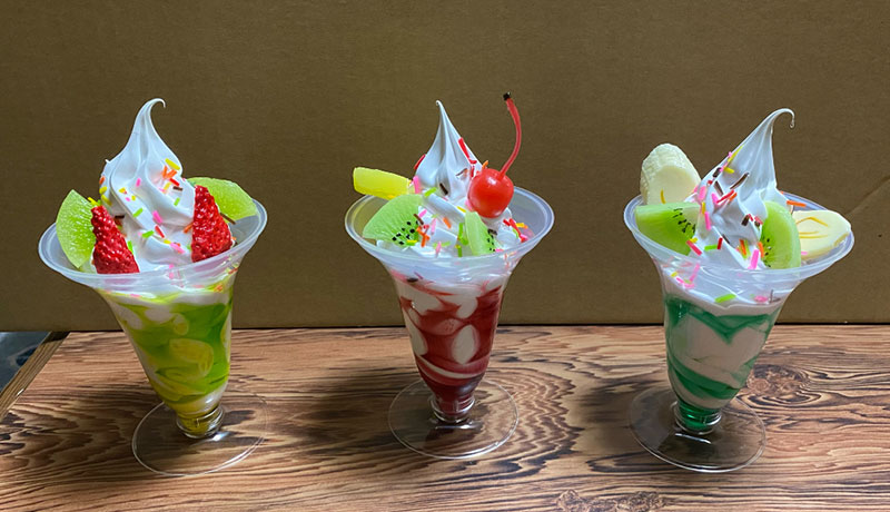 フルーツパフェ 食品サンプル作り