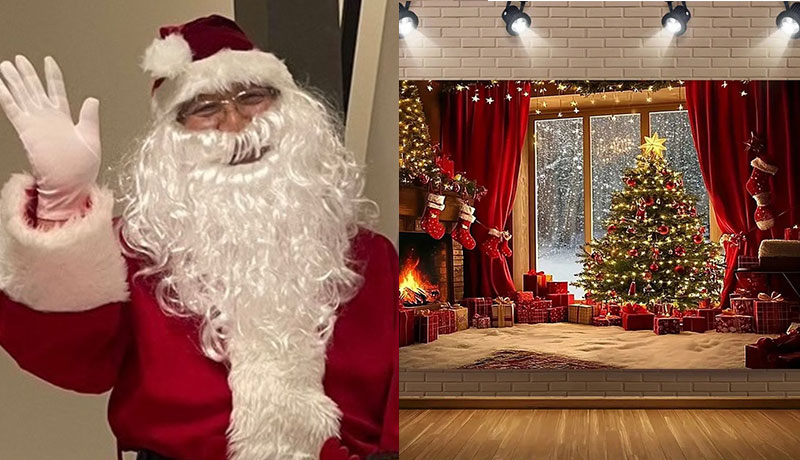 ほぼ本物のサンタさんがやって来る!<br><span>~ 一緒に写真を撮ってブーツお菓子をもらっちゃおう!! ~</span>