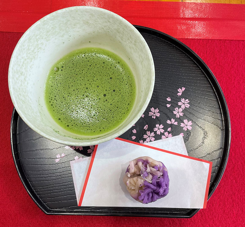 抹茶の点て方体験