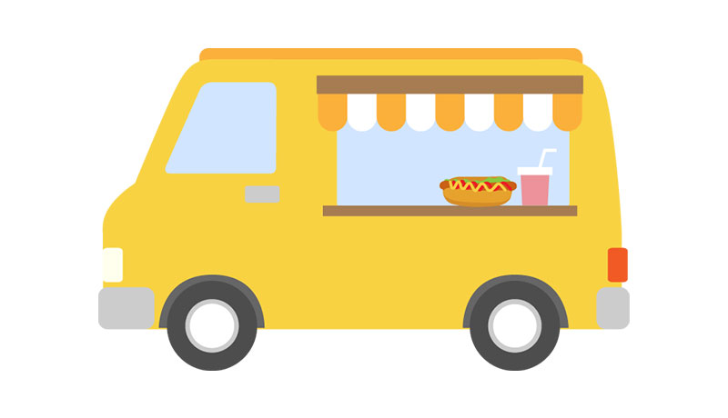 イチゴのキッチンカー