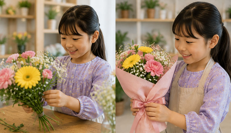 なりきりお花屋さん