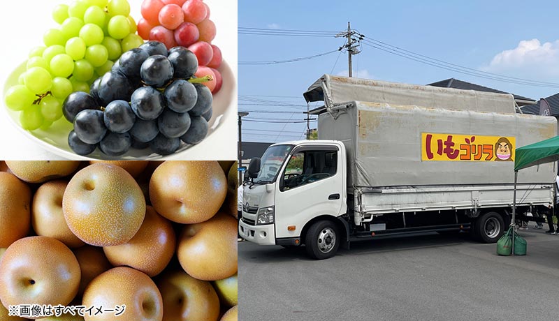 移動販売「いもゴリラ朝市」がやって来る！