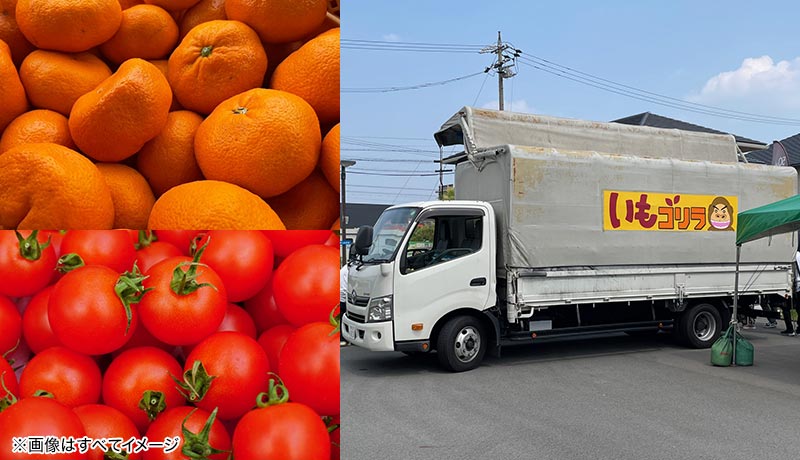 【いもゴリラ朝市】がやって来る！